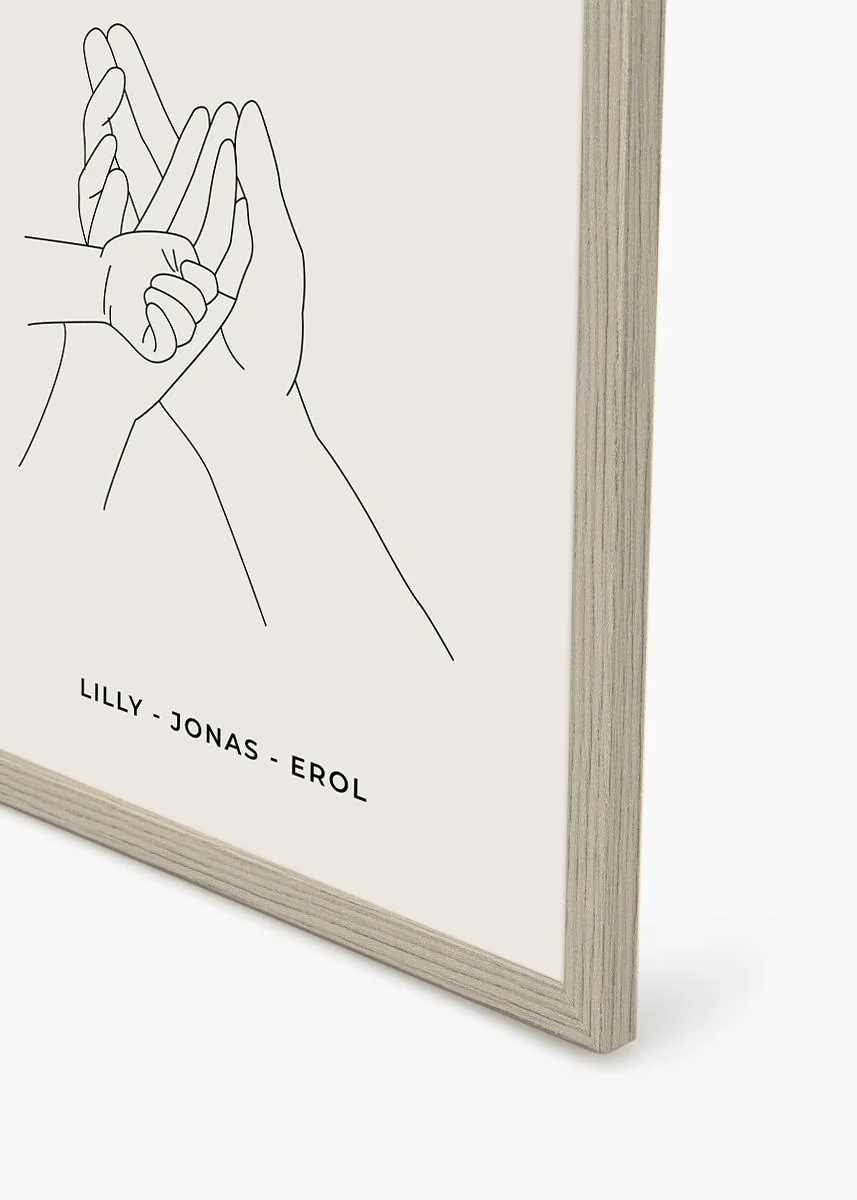 Cadre en bois haut de gamme 50x70cm - Image 4