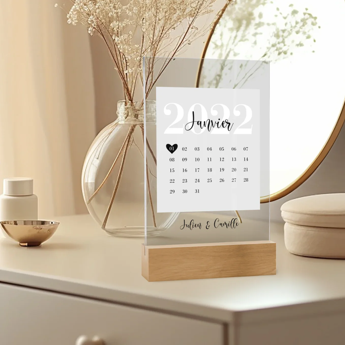 Présentoir acrylique « Notre date spéciale » - Image 11