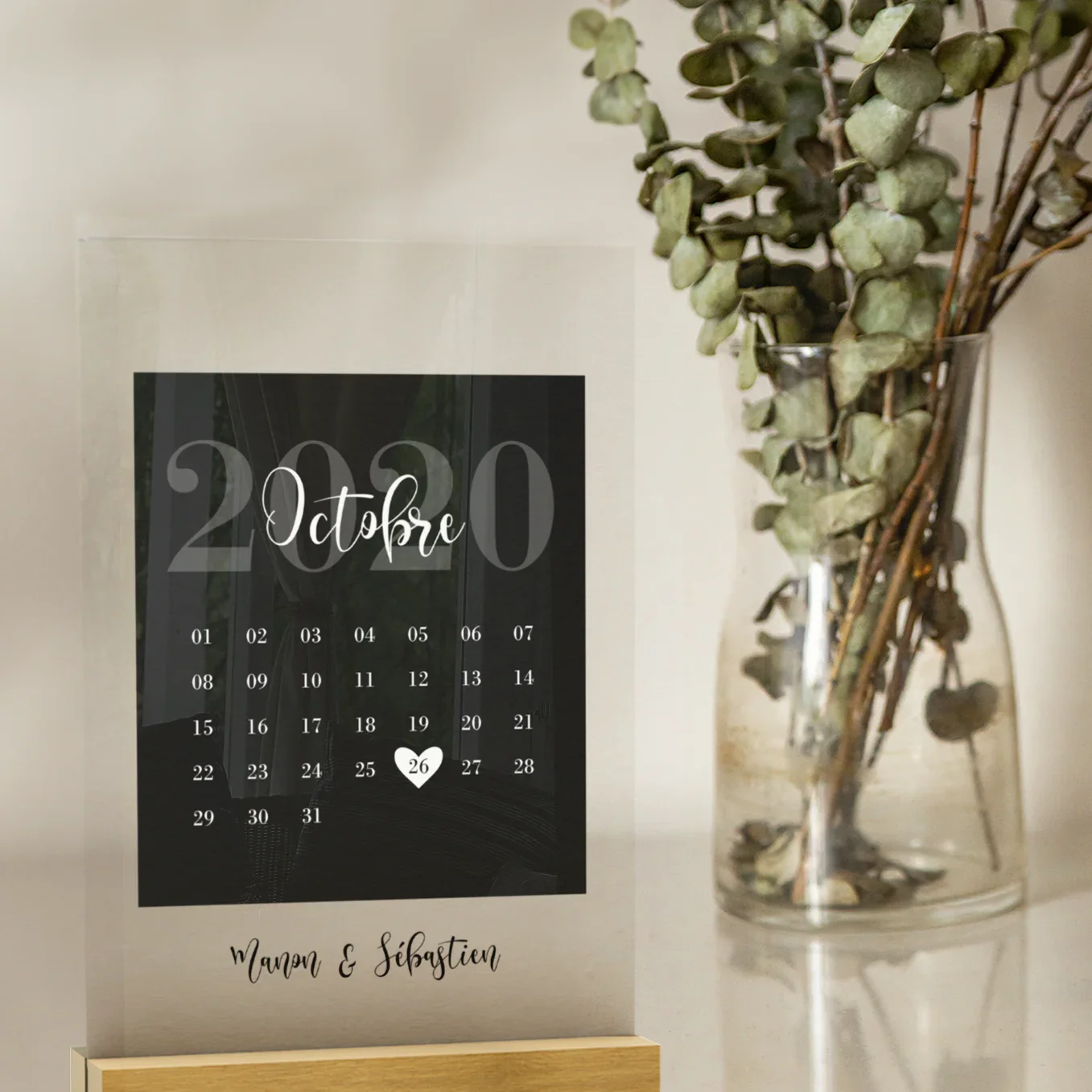Présentoir acrylique « Notre date spéciale » - Image 13