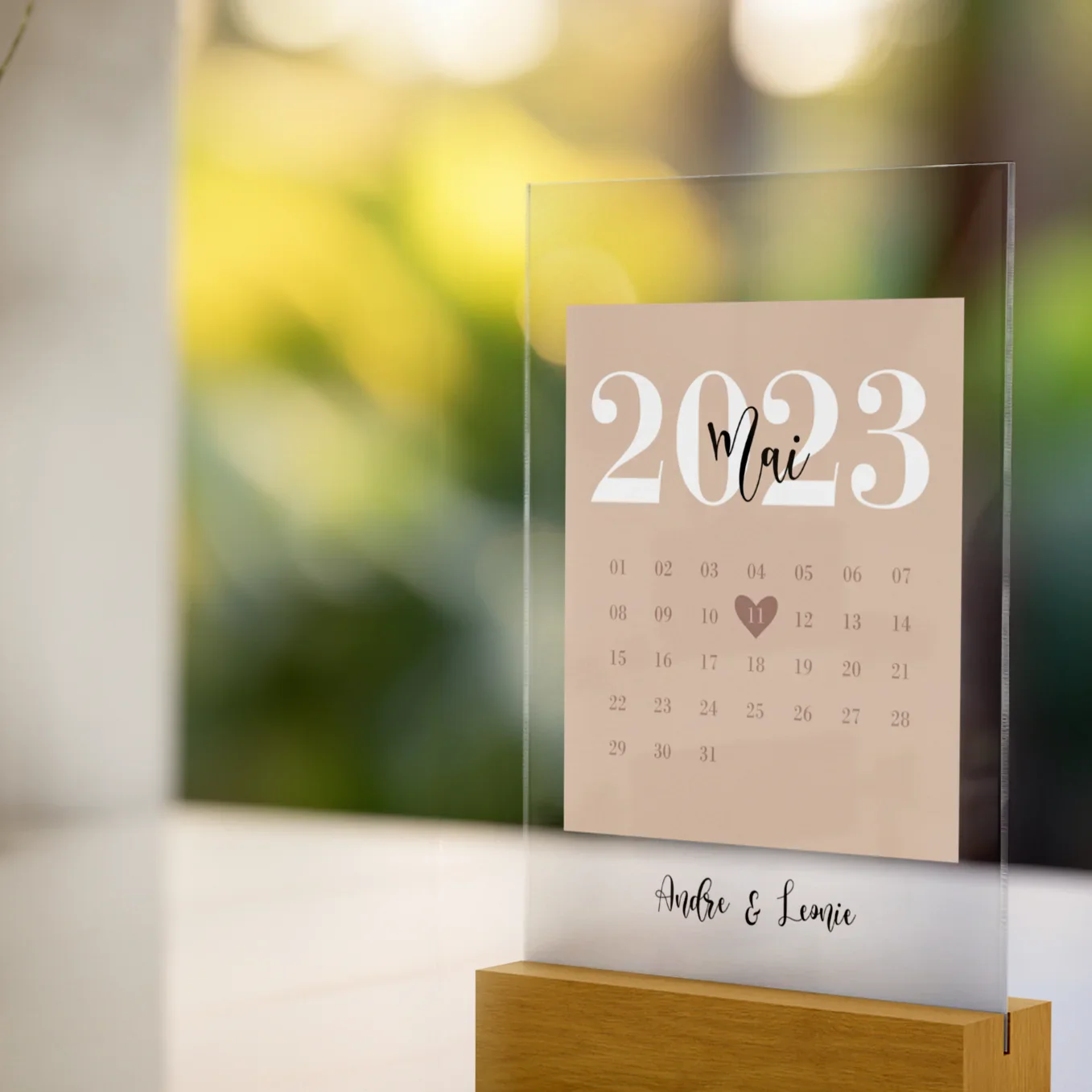 Présentoir acrylique « Notre date spéciale » - Image 5