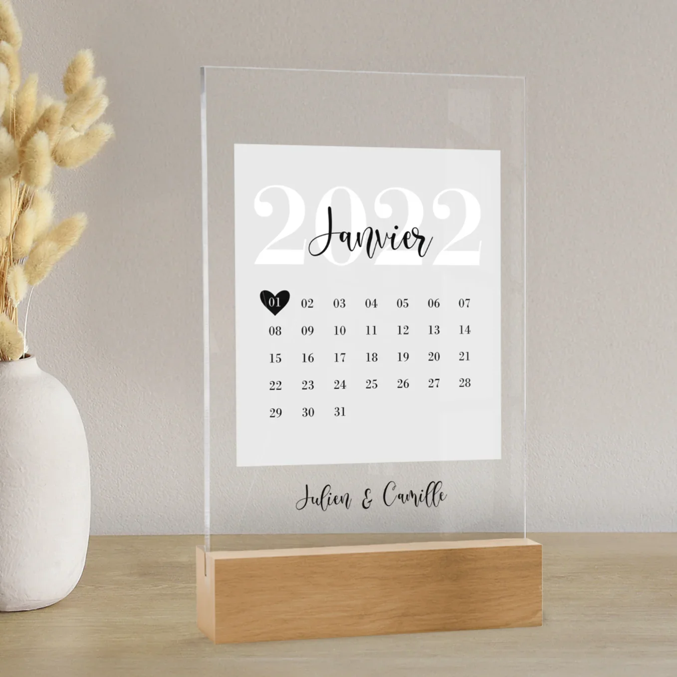 Présentoir acrylique « Notre date spéciale » - Image 8