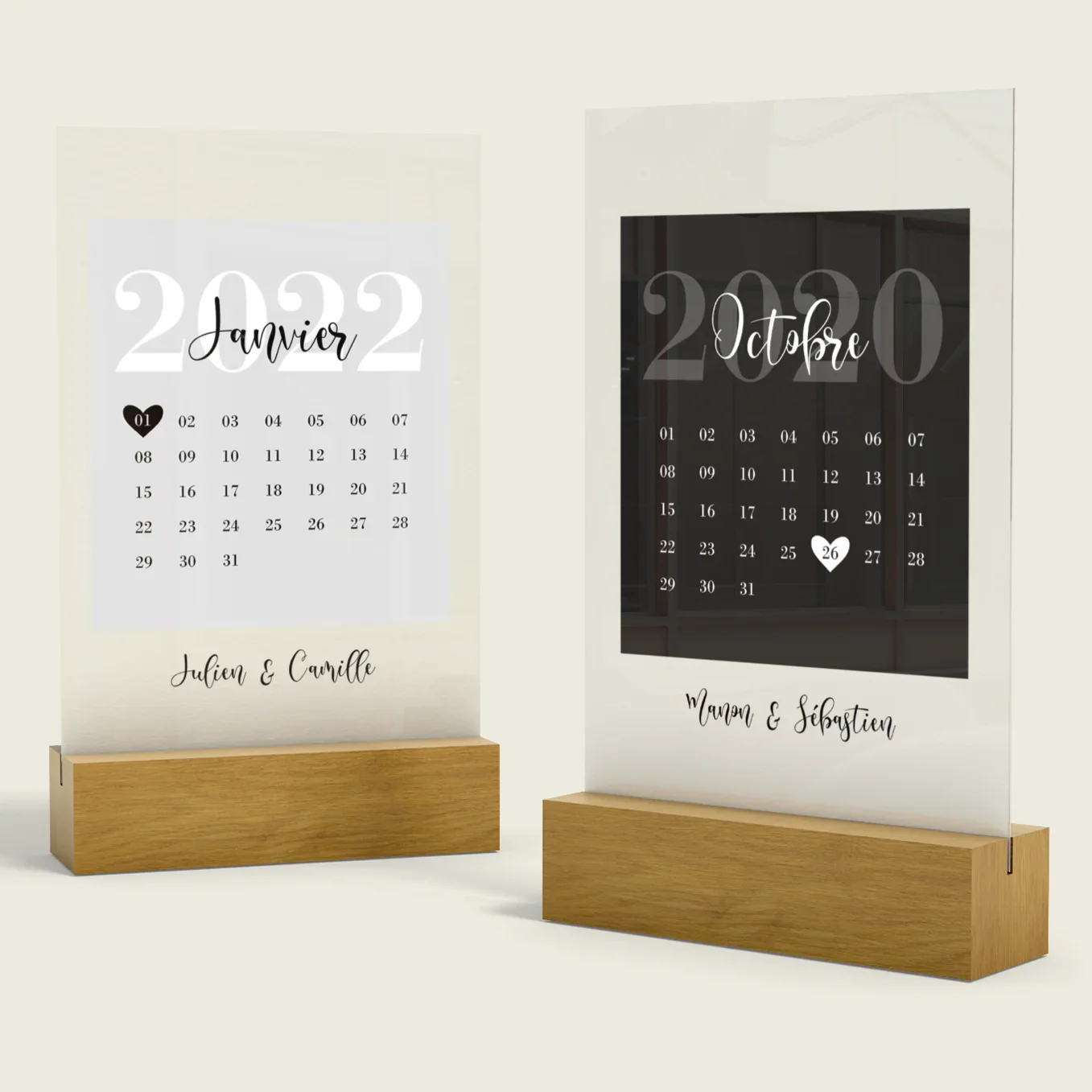 Présentoir acrylique « Notre date spéciale » - Image 9
