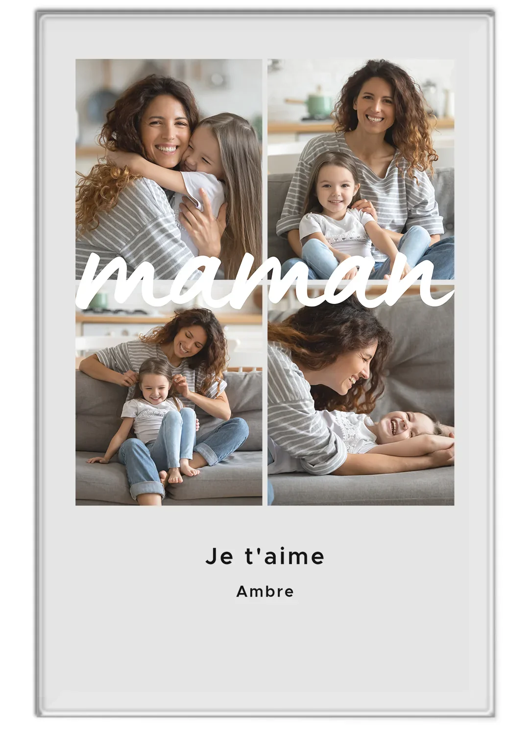 Présentoir en acrylique personnalisé « Maman » - Image 17