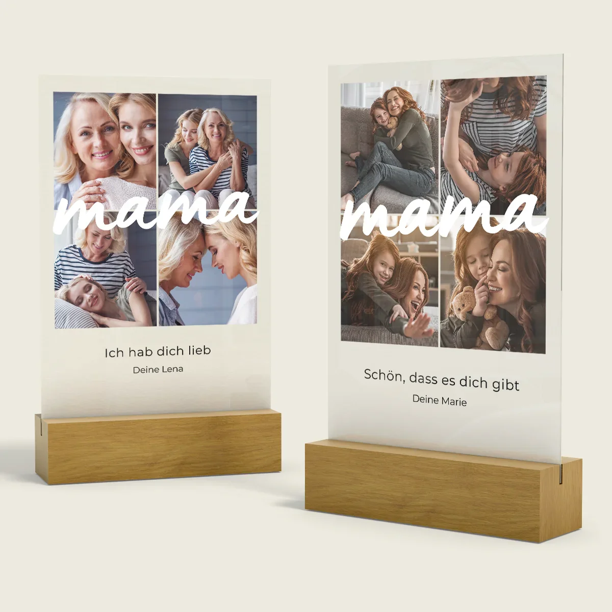 Présentoir en acrylique personnalisé « Maman » - Image 2