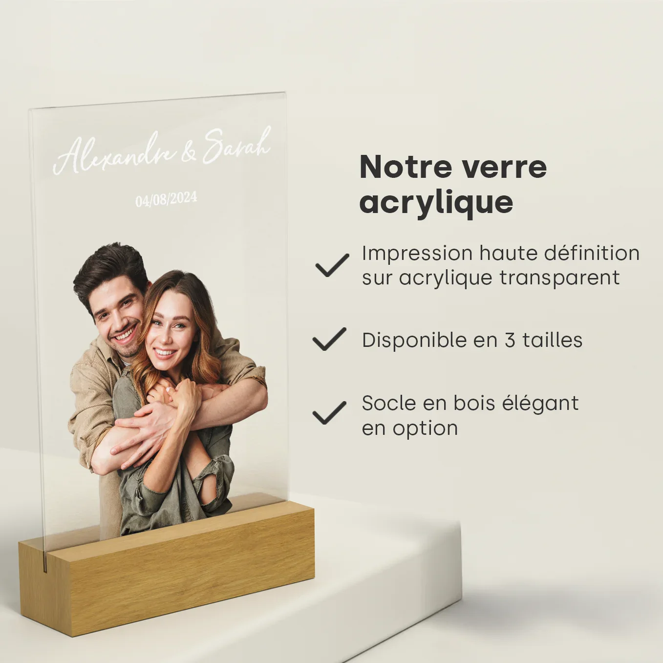 Présentoir en acrylique personnalisé « Photo » - Image 19
