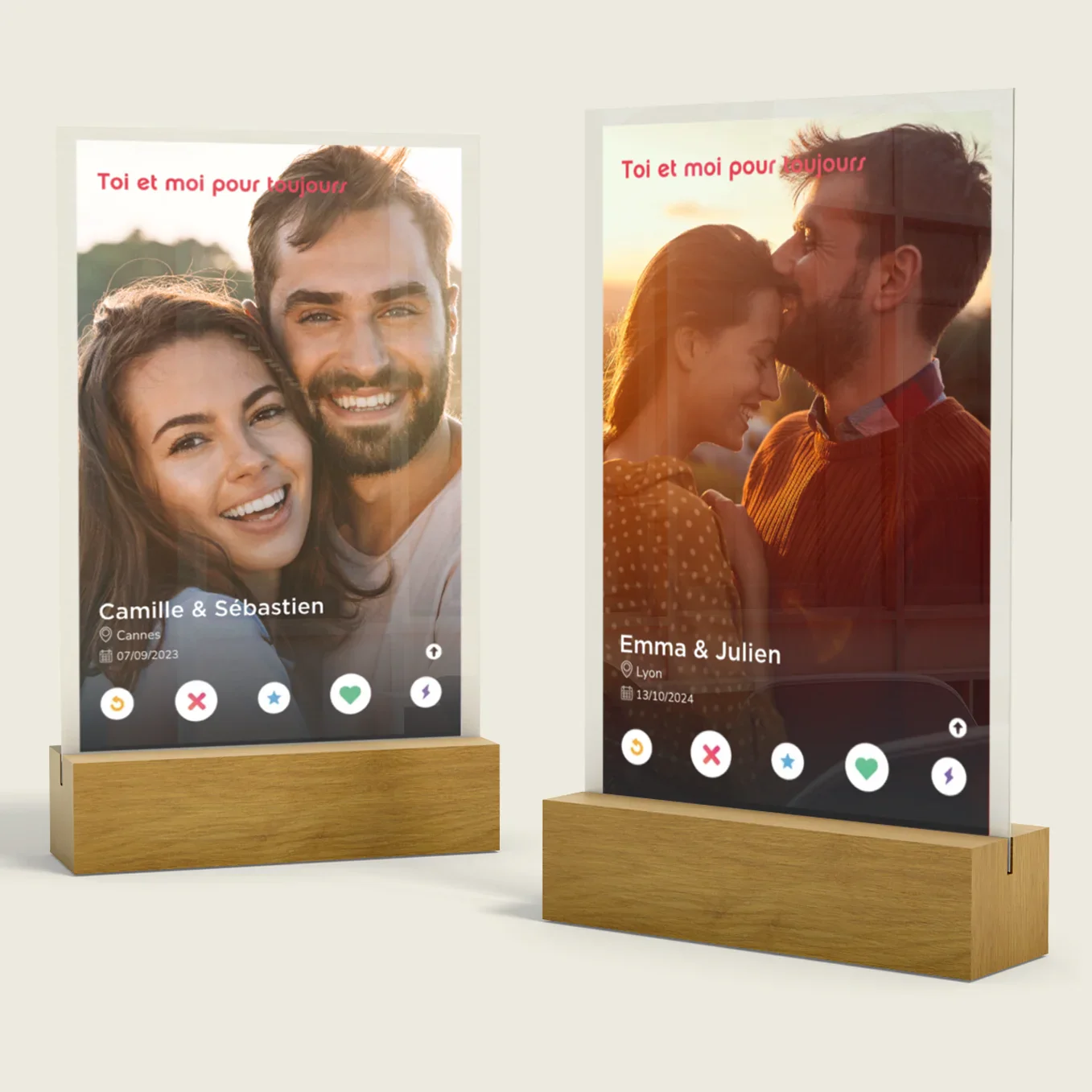 Cadre personnalisé en acrylique « Application de rencontres » - Image 11