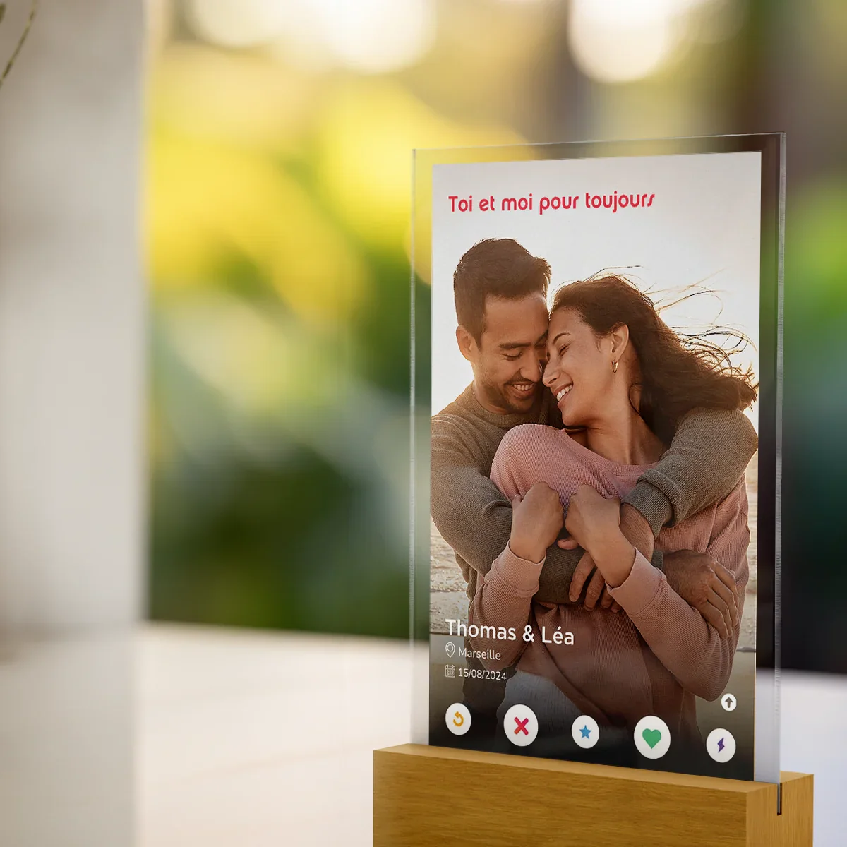 Cadre personnalisé en acrylique « Application de rencontres » - Image 14