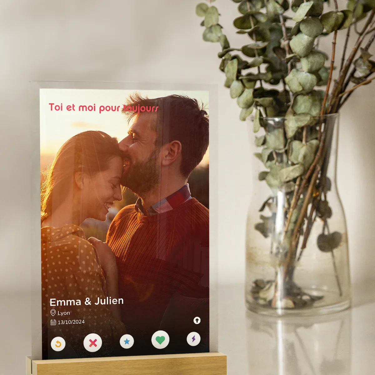 Cadre personnalisé en acrylique « Application de rencontres » - Image 15