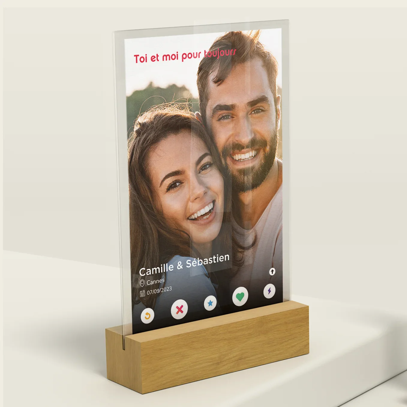 Cadre personnalisé en acrylique « Application de rencontres » - Image 16