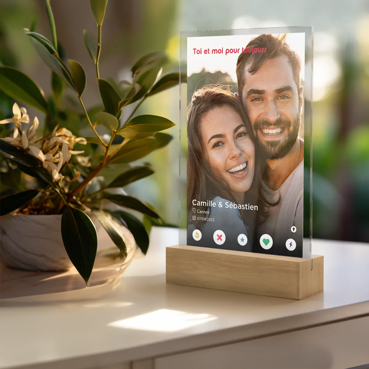 Cadre personnalisé en acrylique « Application de rencontres » - Image 17