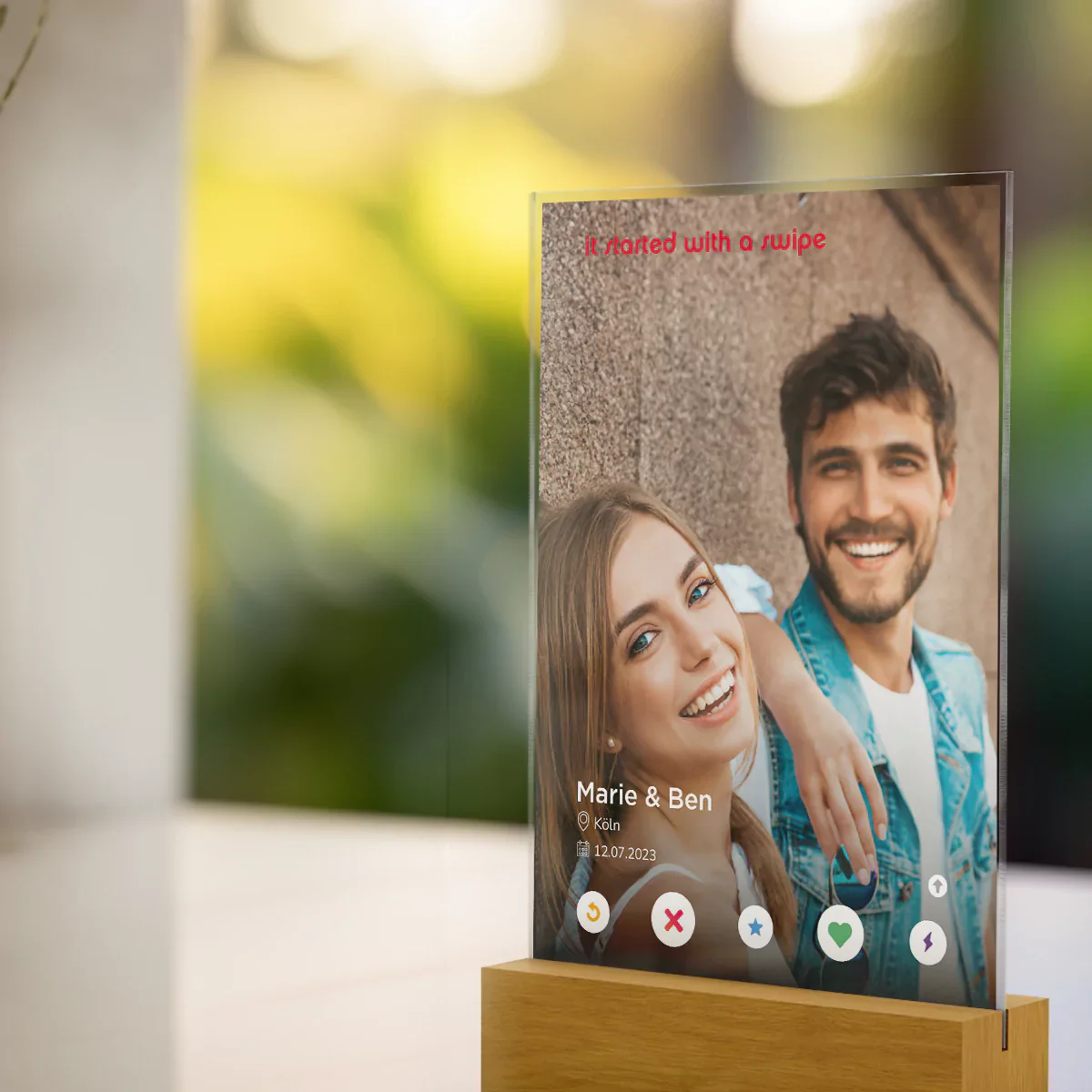 Cadre personnalisé en acrylique « Application de rencontres » - Image 4