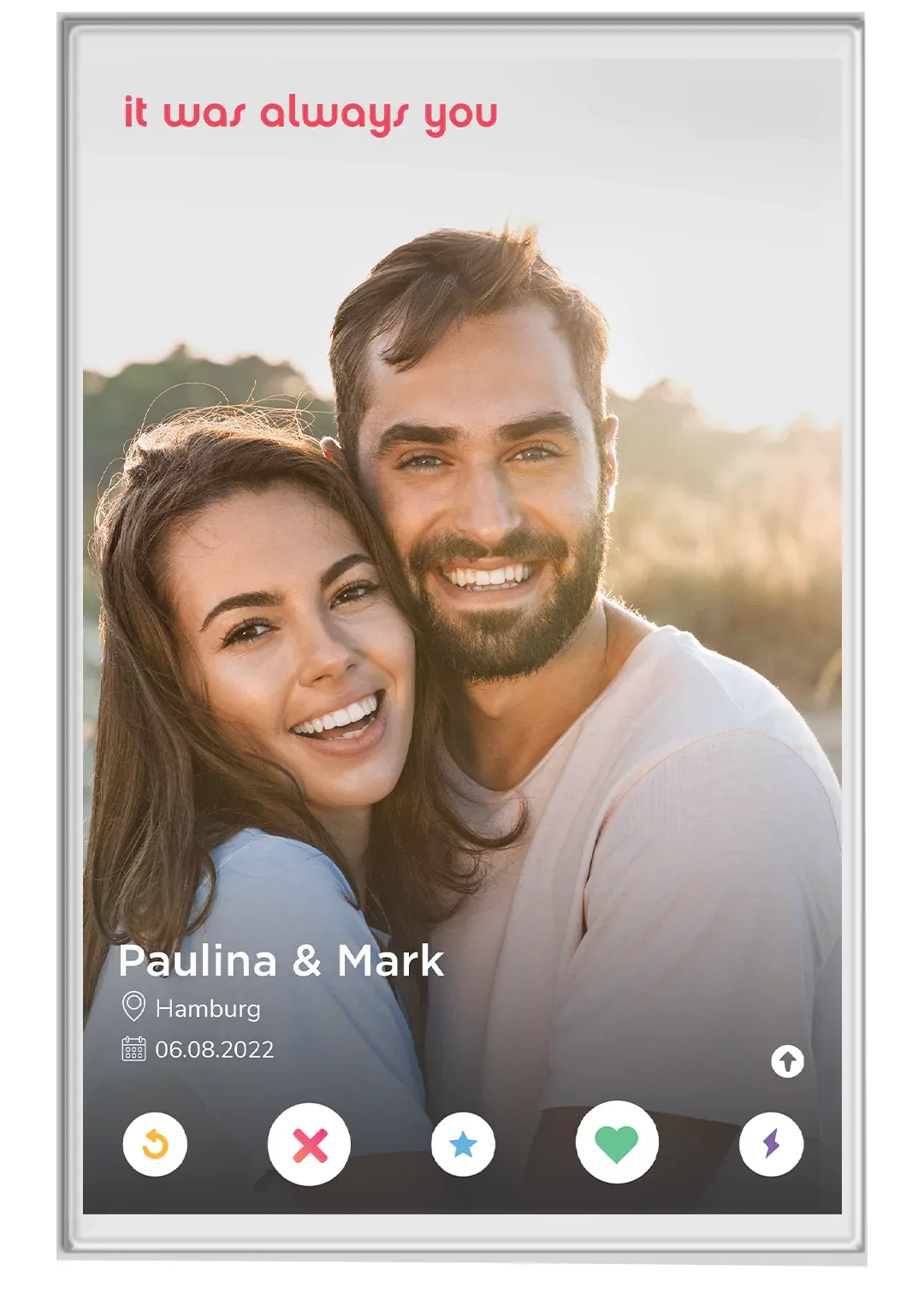Cadre personnalisé en acrylique « Application de rencontres » - Image 9