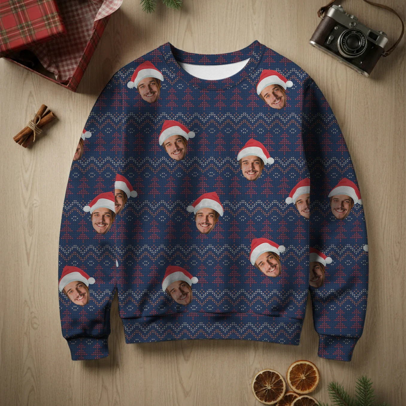 Pull de Noël moche personnalisé « Votre photo » - Image 9