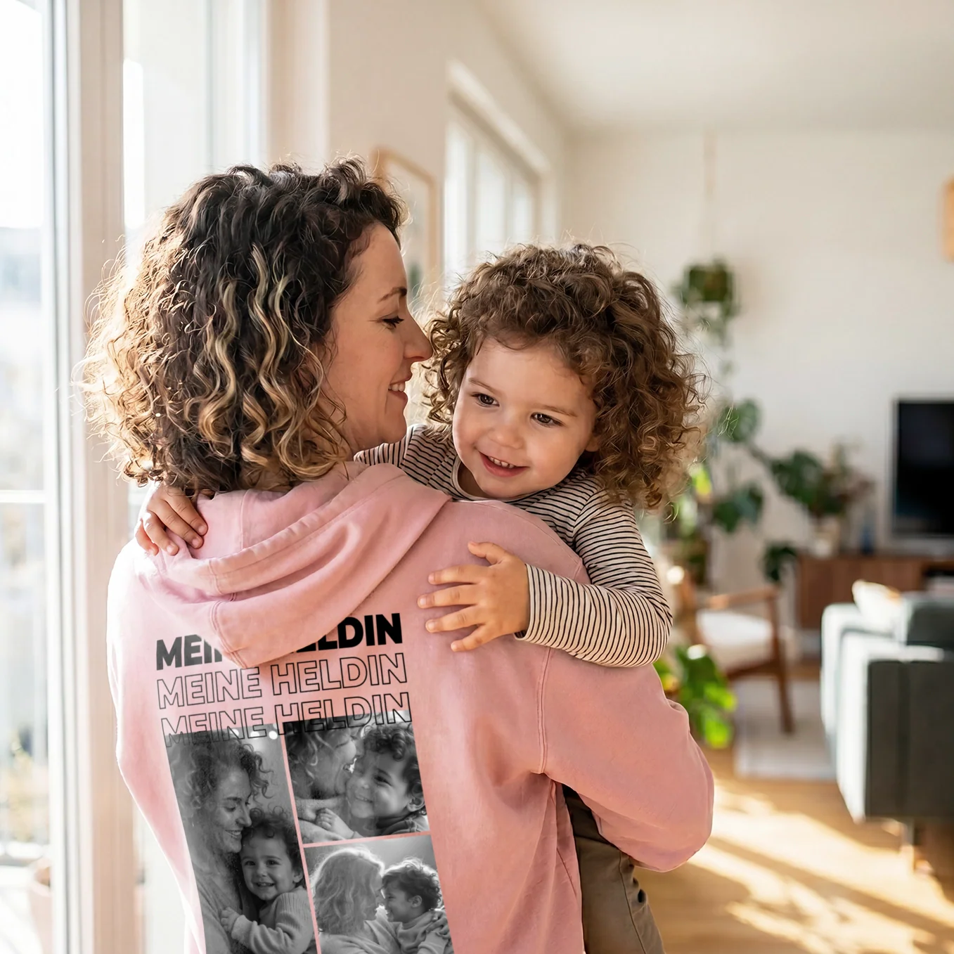Sweat à capuche personnalisé avec photos « Maman » - Image 5