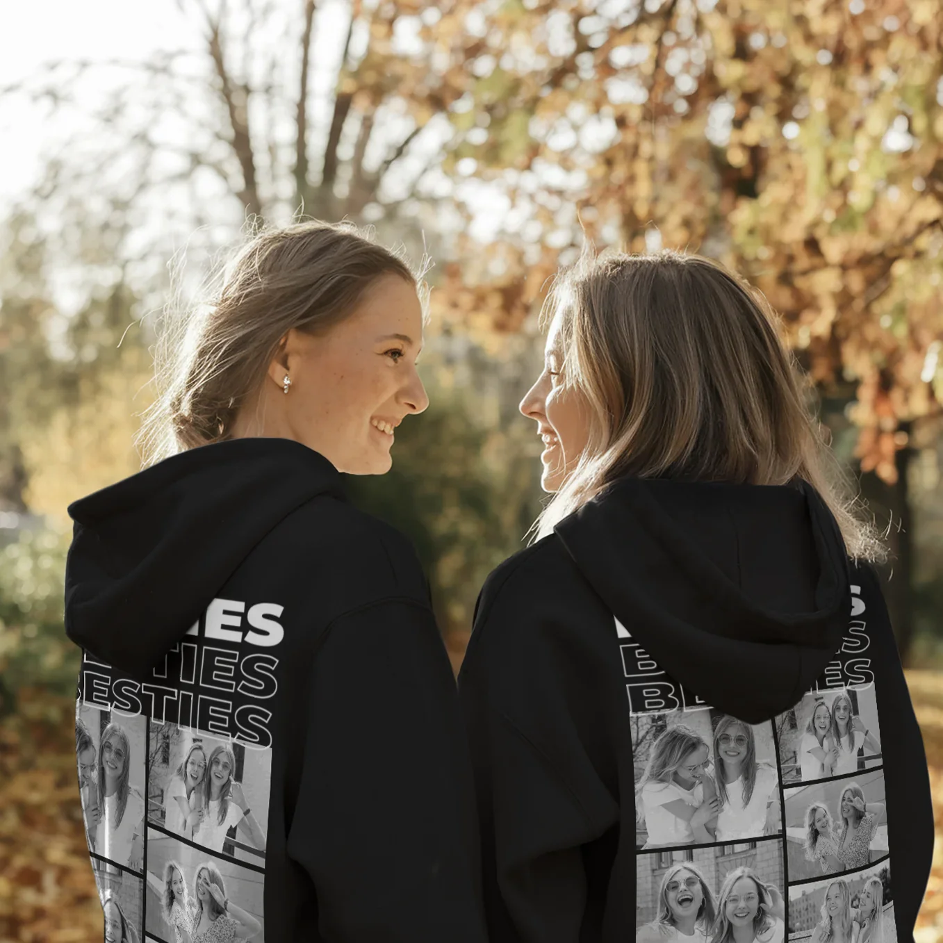 Sweat à capuche Personnalisé « Besties » - Image 11