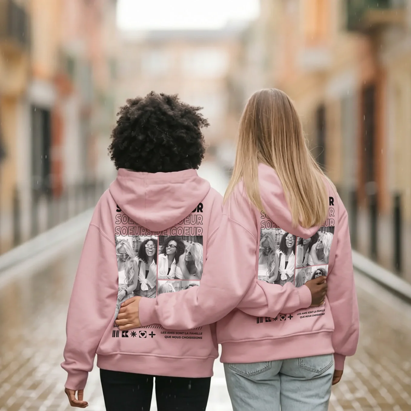 Sweat à capuche Personnalisé « Besties » - Image 15