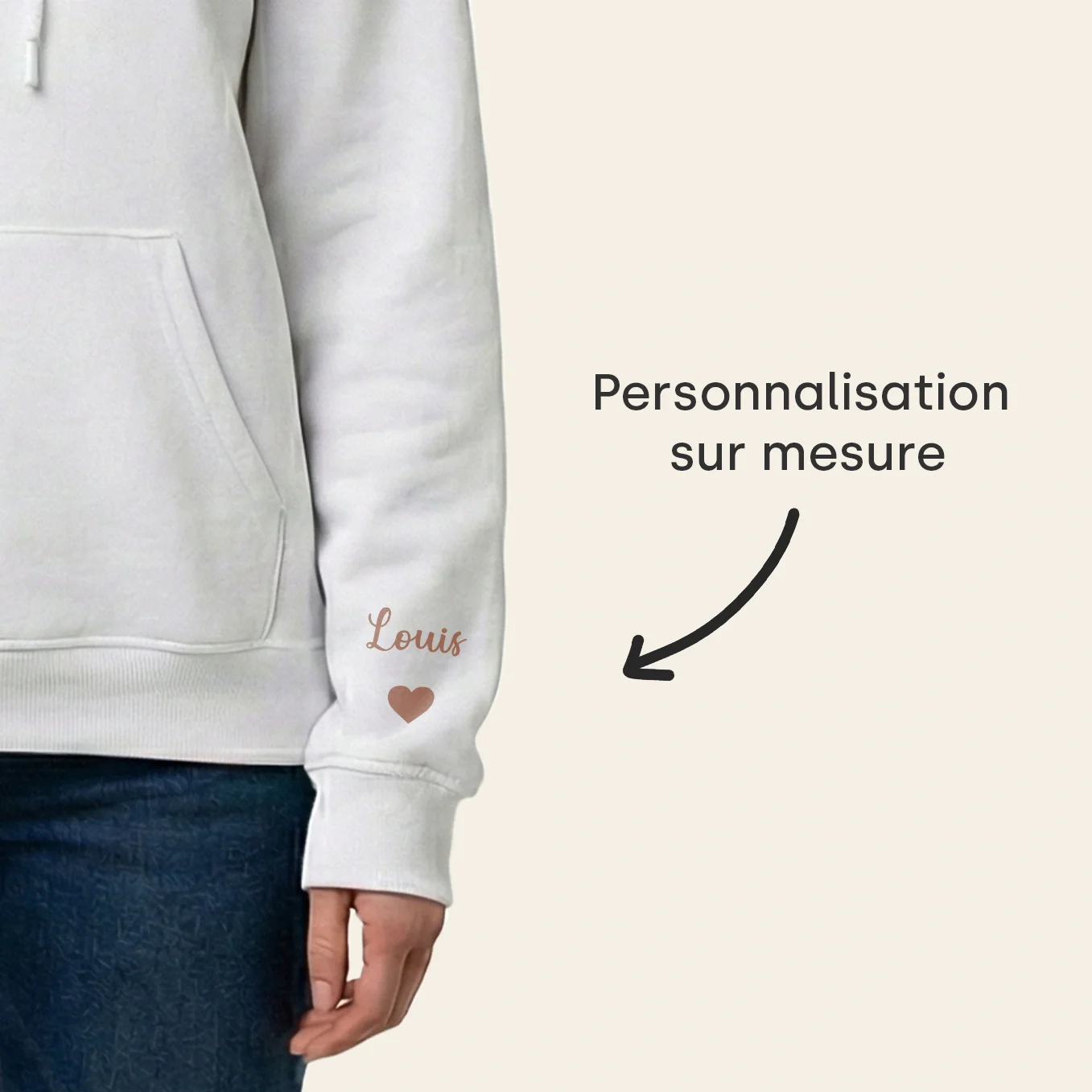Sweat à Capuche Personnalisé "Chère Maman" - Image 5