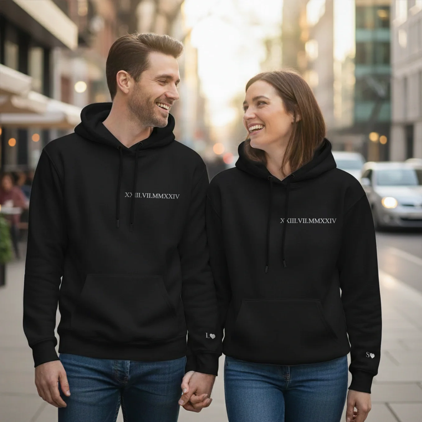 Sweat à capuche personnalisé « Date romaine » - Image 15