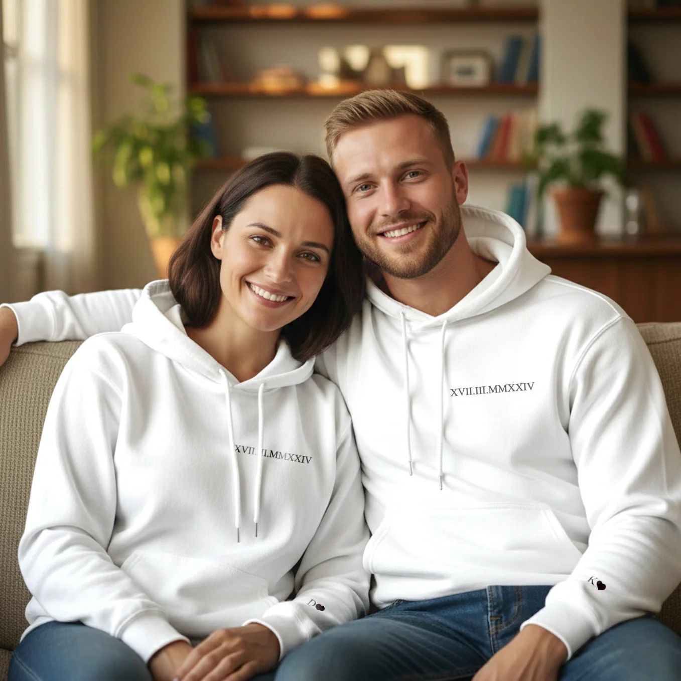 Sweat à capuche personnalisé « Date romaine » - Image 18