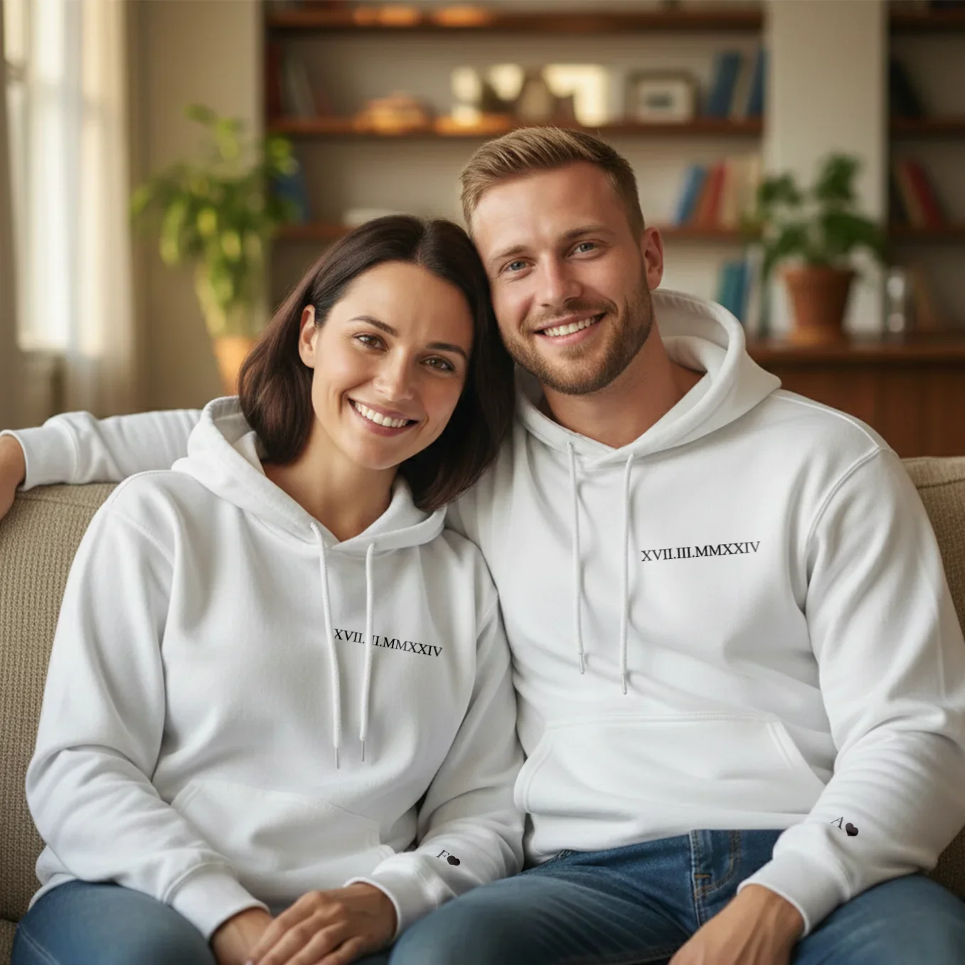 Sweat à capuche personnalisé « Date romaine » - Image 7