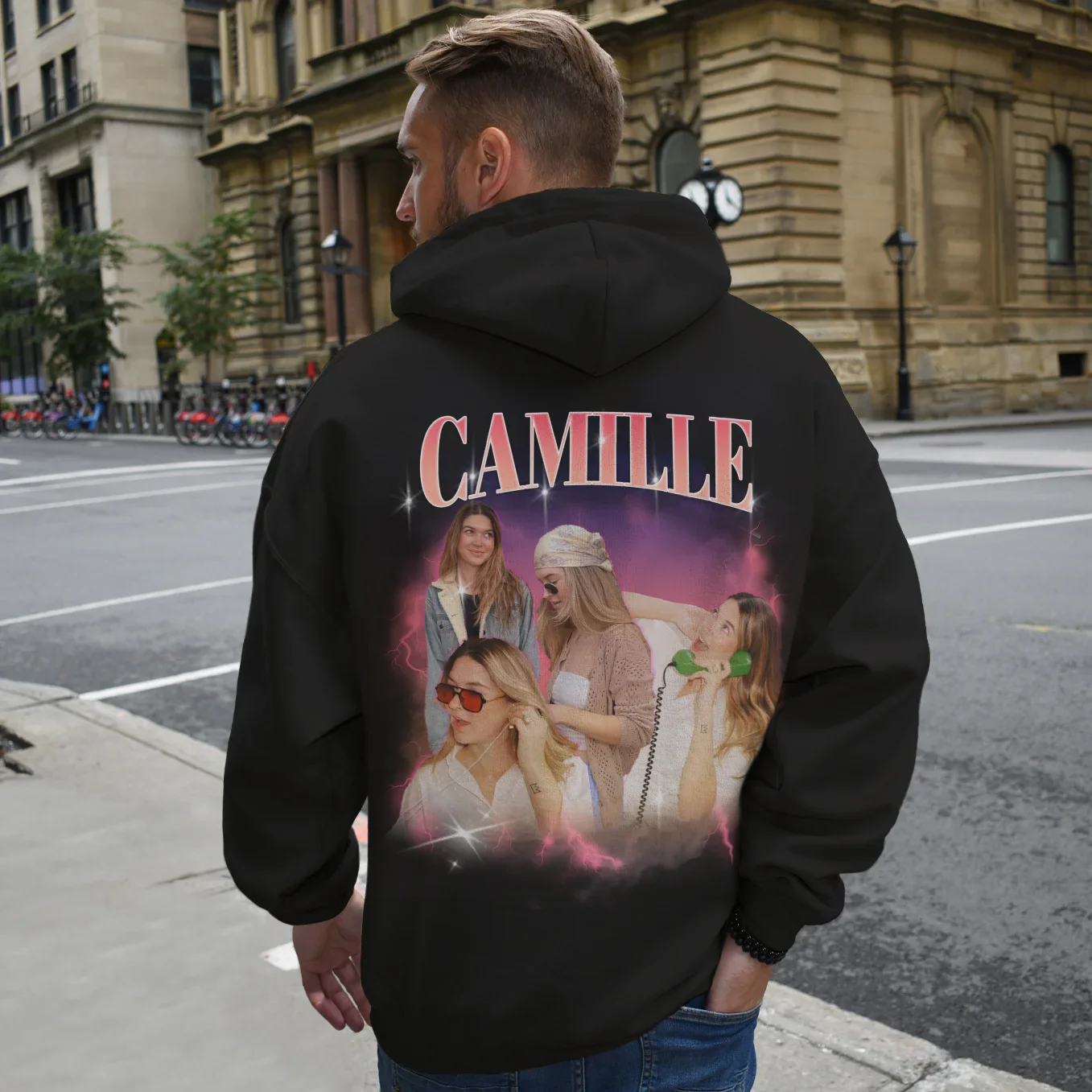 Sweat à capuche personnalisé « Vintage Bootleg » - Image 11