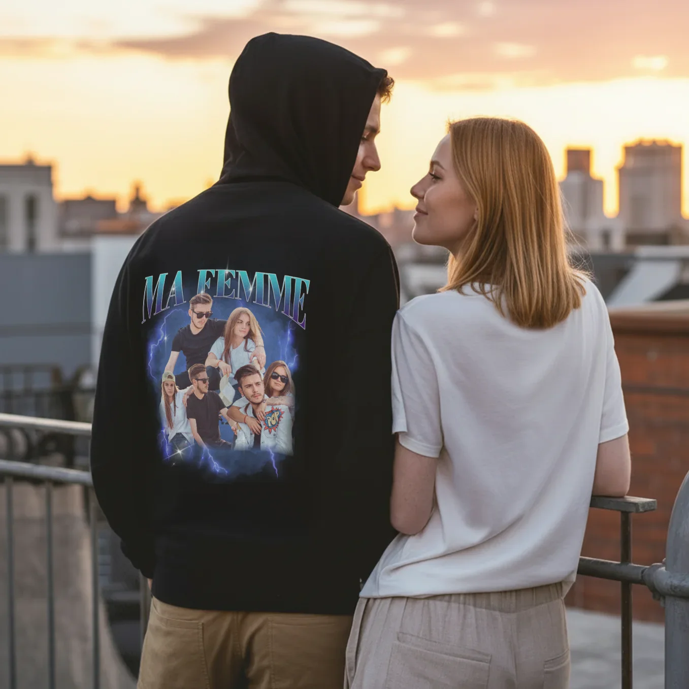 Sweat à capuche personnalisé « Vintage Bootleg » - Image 15