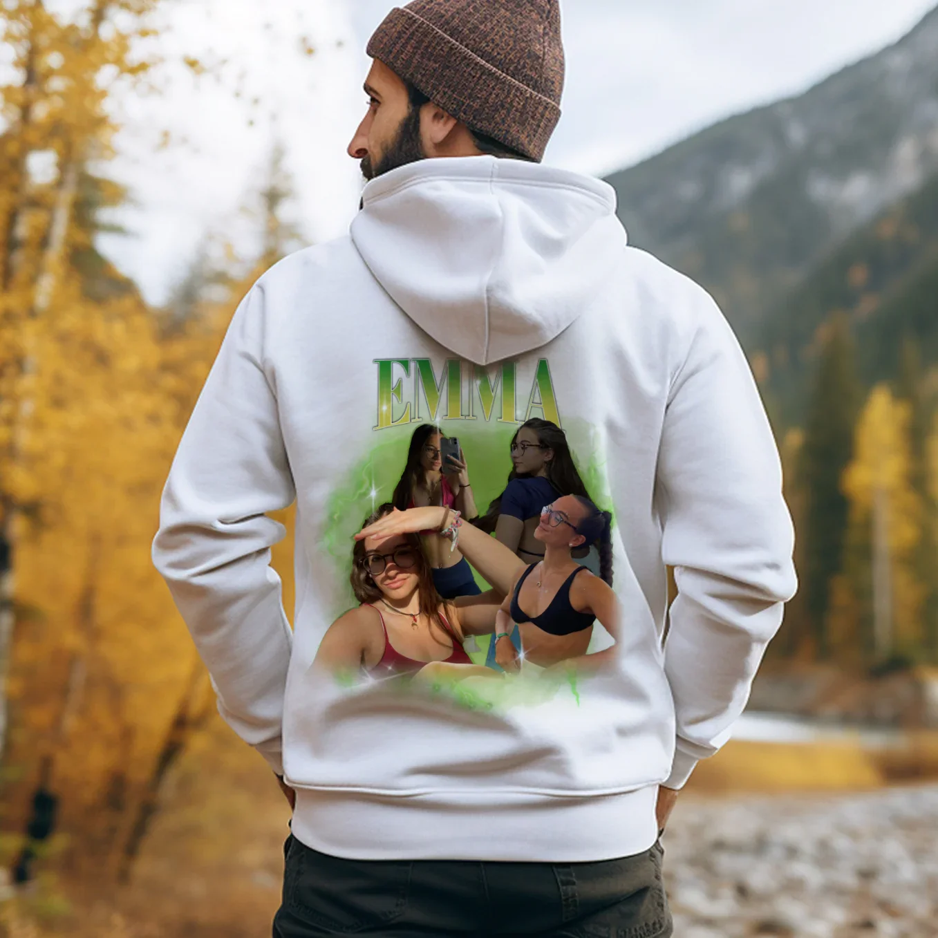 Sweat à capuche personnalisé « Vintage Bootleg » - Image 17