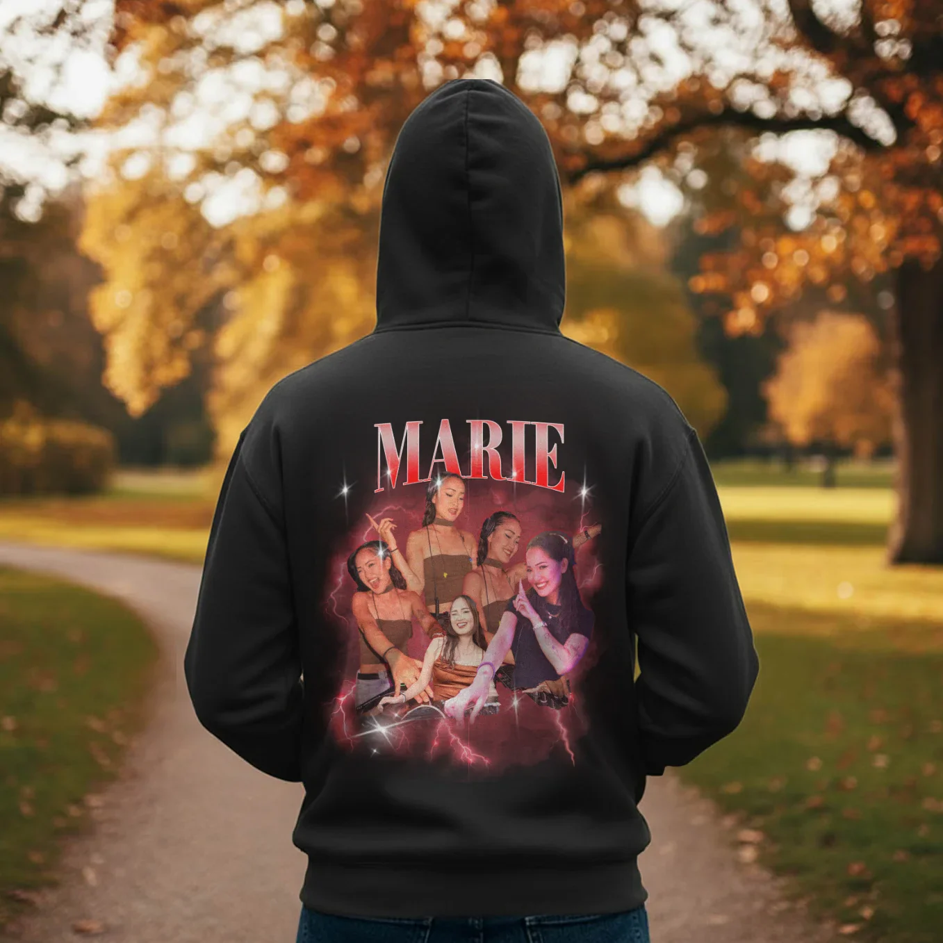 Sweat à capuche personnalisé « Vintage Bootleg » - Image 19