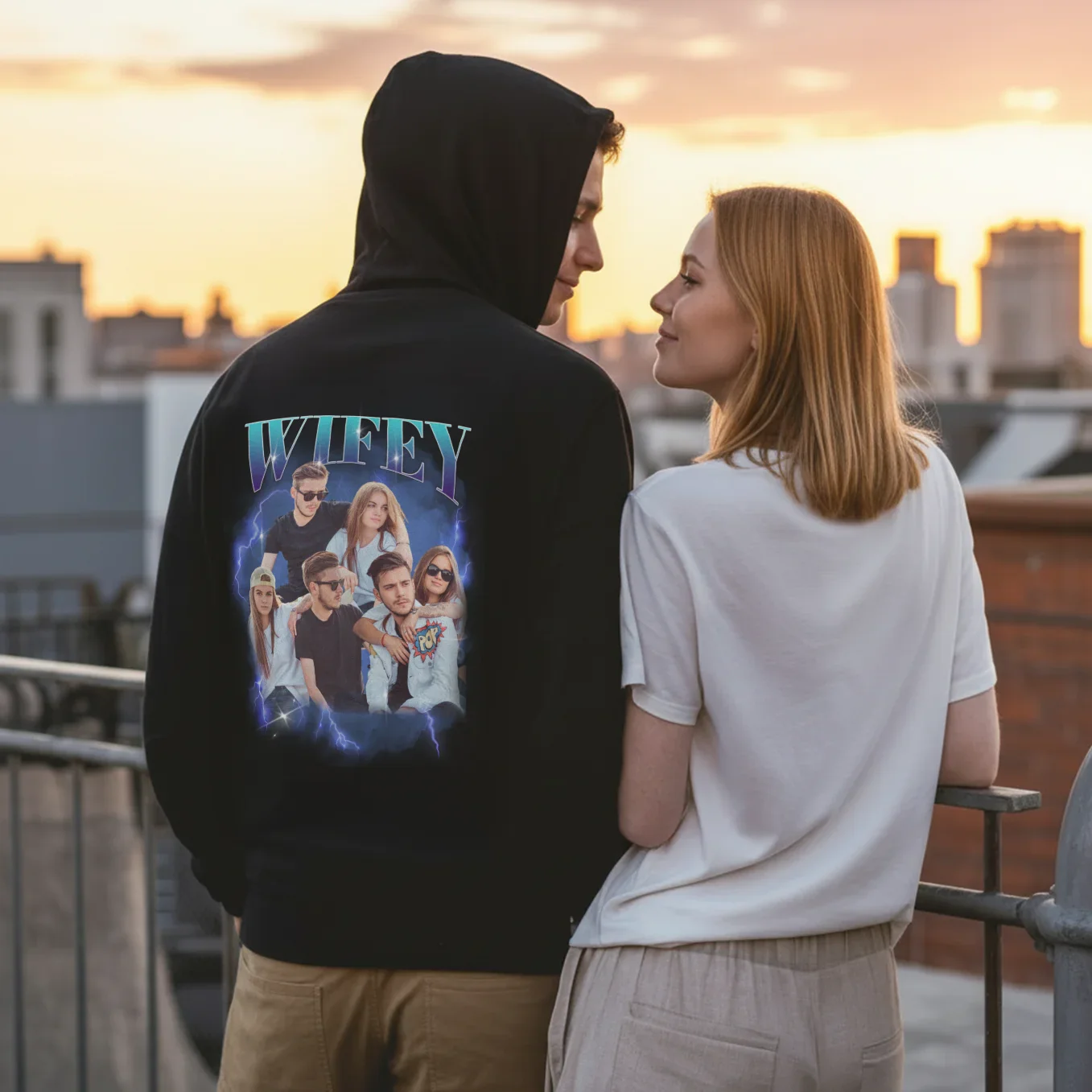 Sweat à capuche personnalisé « Vintage Bootleg » - Image 5