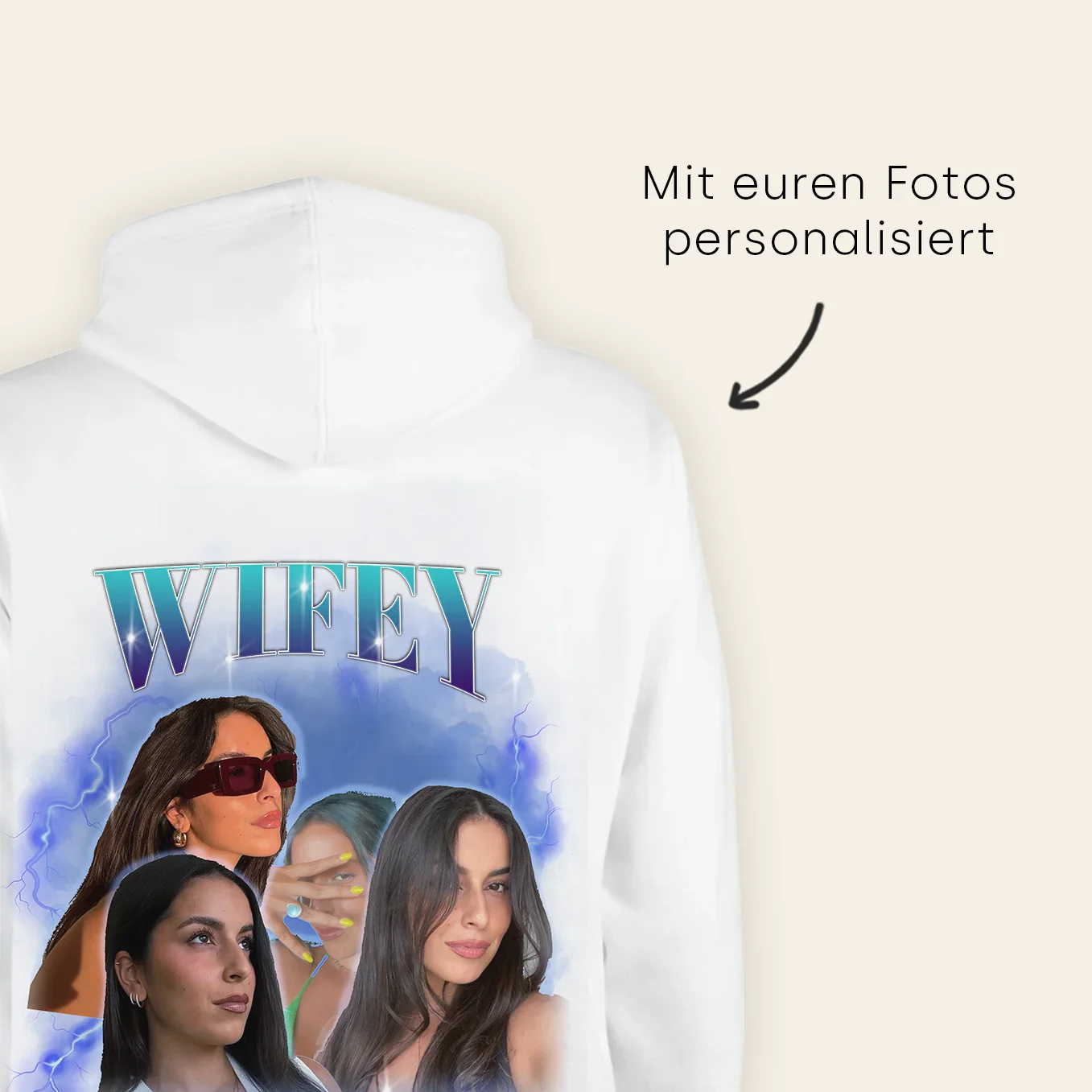 Sweat à capuche personnalisé « Vintage Bootleg » - Image 6