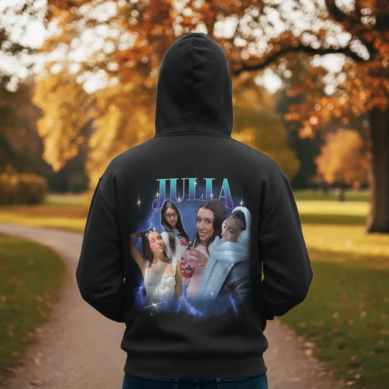 Sweat à capuche personnalisé « Vintage Bootleg » - Image 9