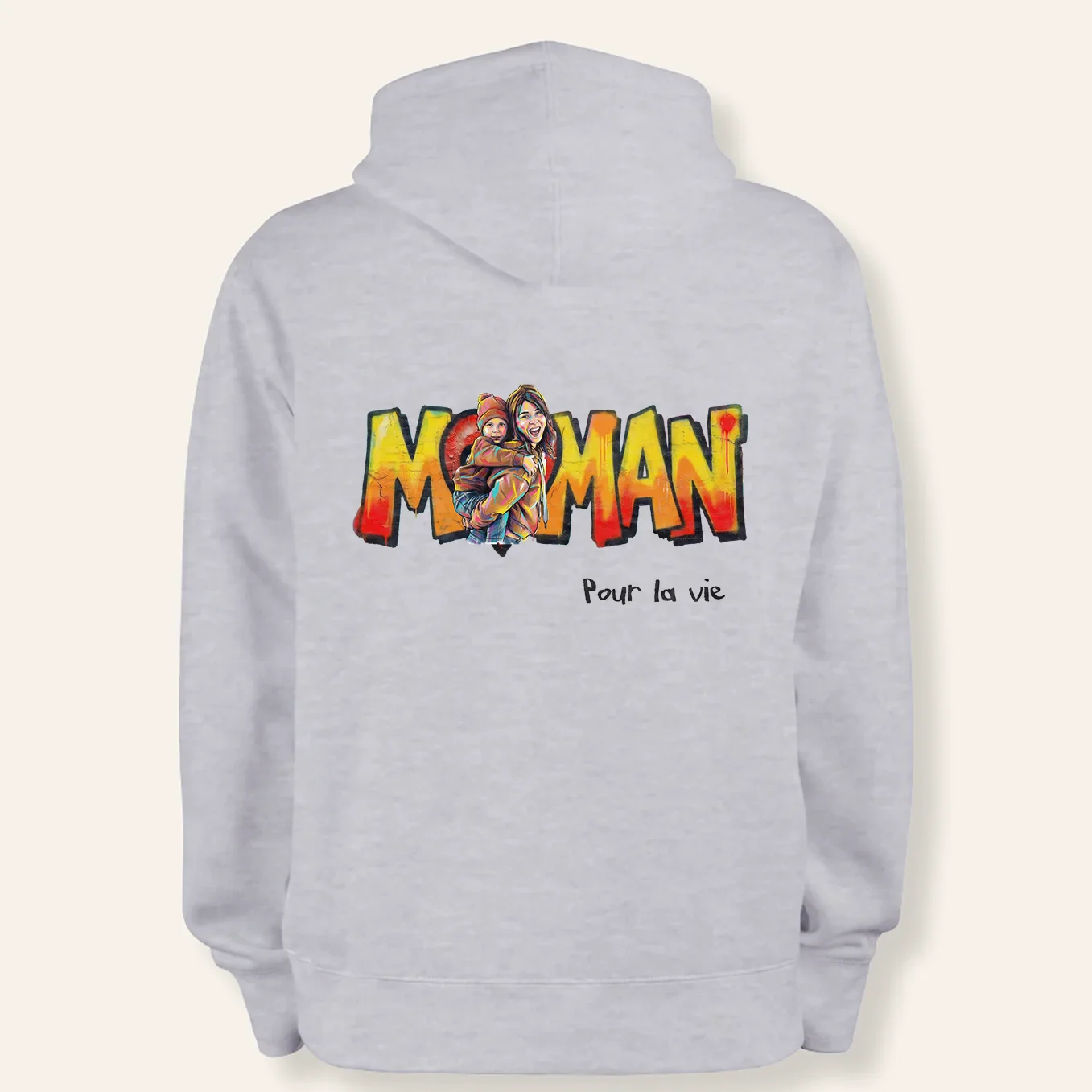 Sweat à capuche personnalisé "Love Maman" - Image 19