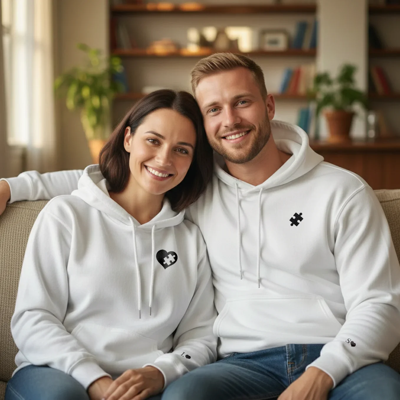 Sweats à Capuche Personnalisés « Pièce de Puzzle » - Image 19