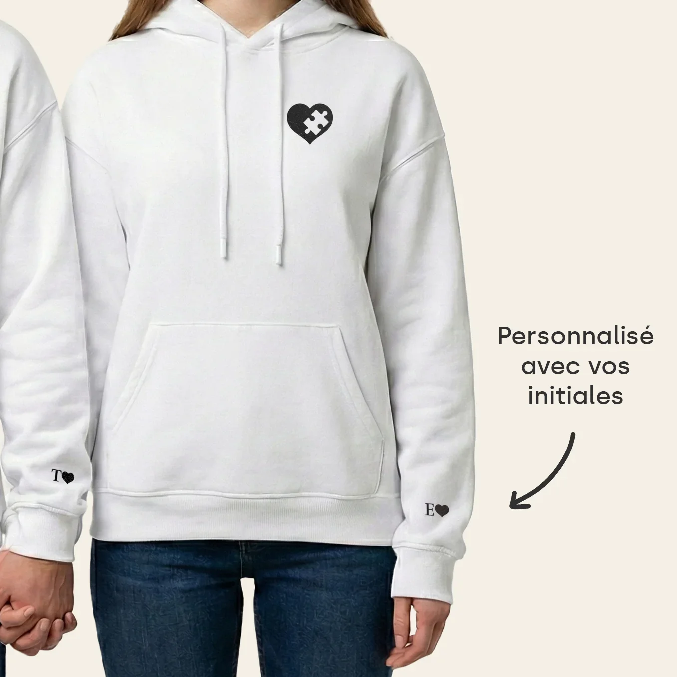 Sweats à Capuche Personnalisés « Pièce de Puzzle » - Image 20