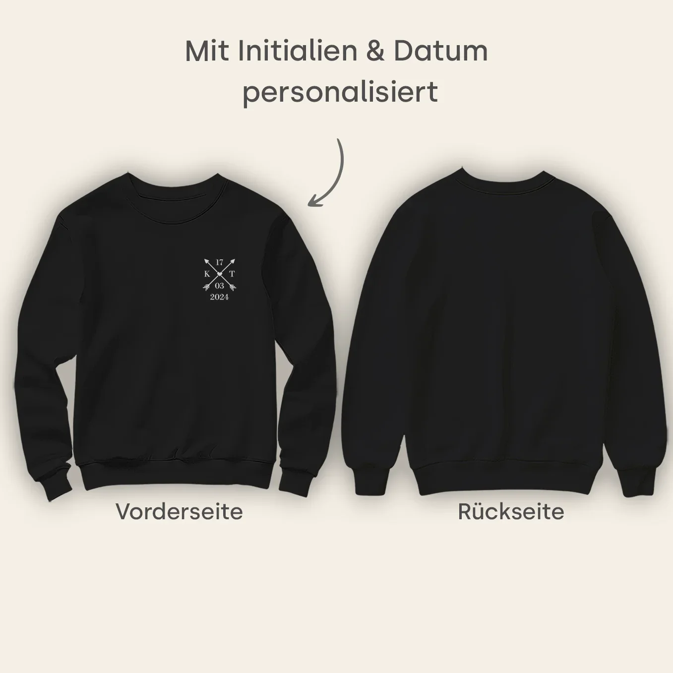 Sweat personnalisé couple "Couple" - Image 8