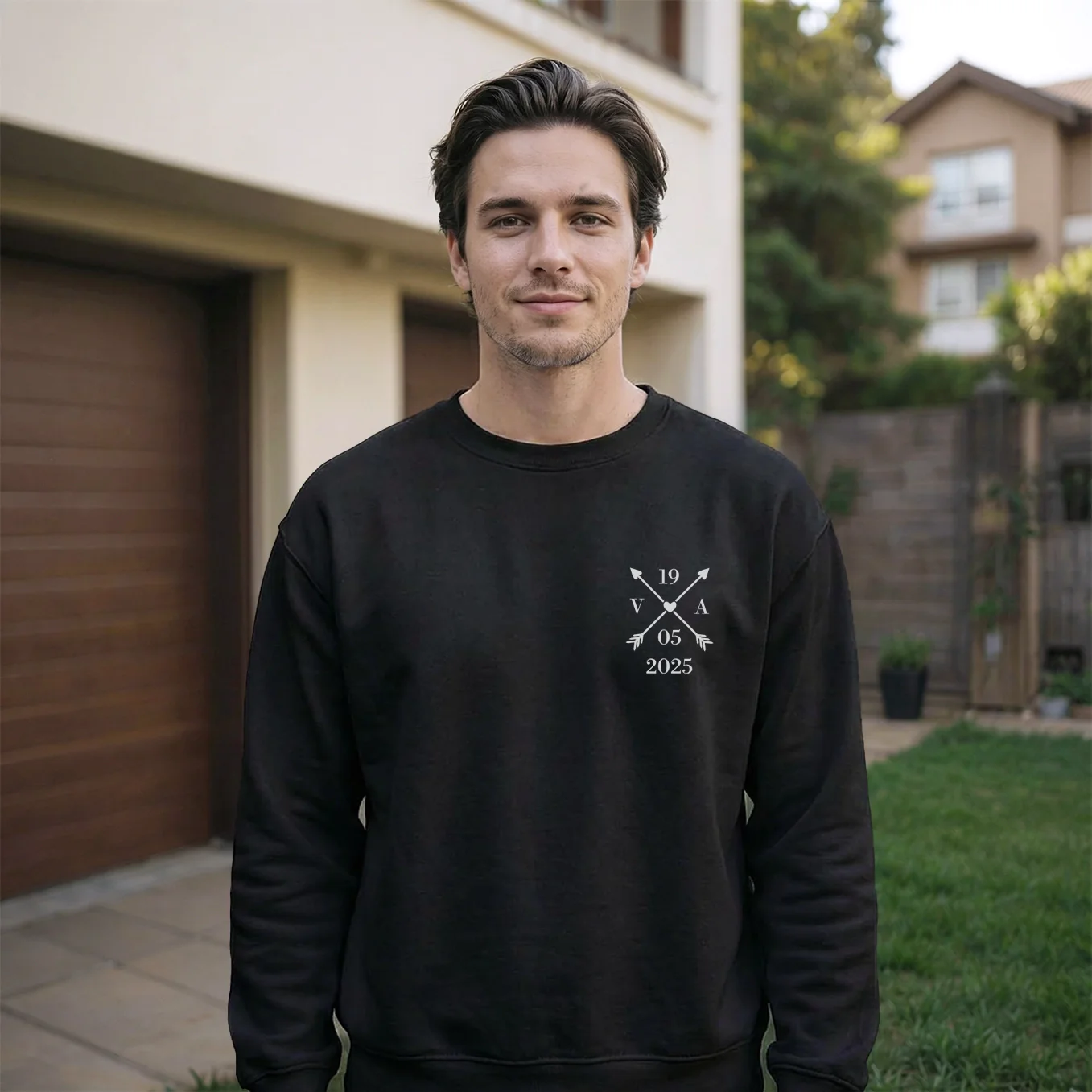 Sweat personnalisé "Cœur & Date" - Image 6