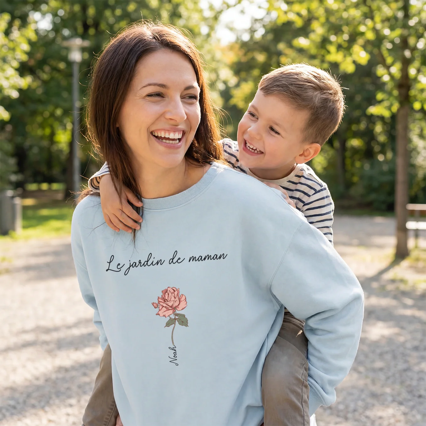 Sweat personnalisé "Le Jardin de Maman" - Image 2