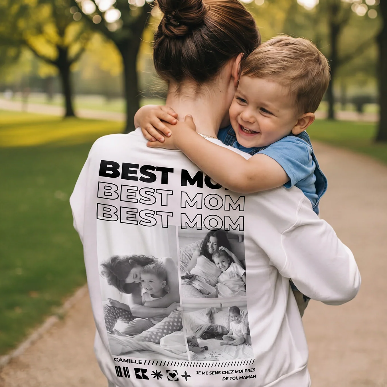 Sweat personnalisé « Maman » avec photos - Image 19