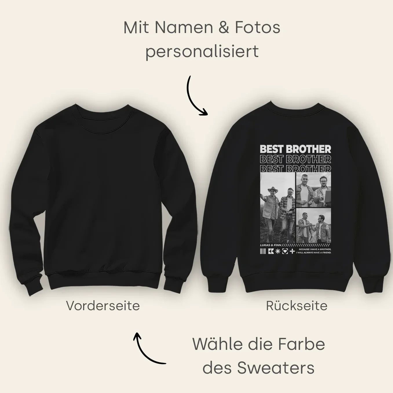 Sweat personnalisé « Meilleur Frère » - Image 5