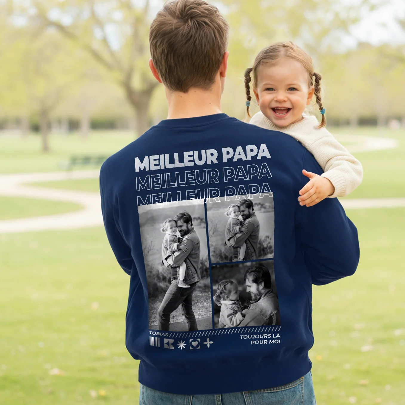 Pull personnalisé « Papa » avec photos - Image 18
