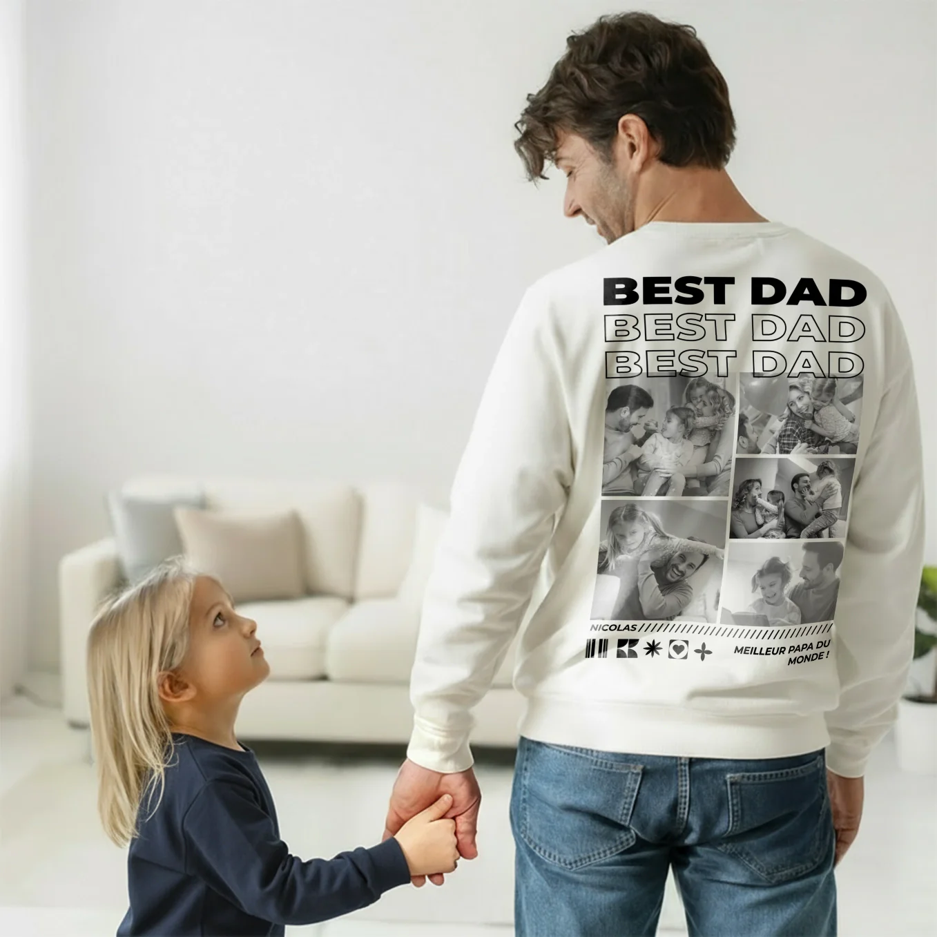 Pull personnalisé « Papa » avec photos - Image 20