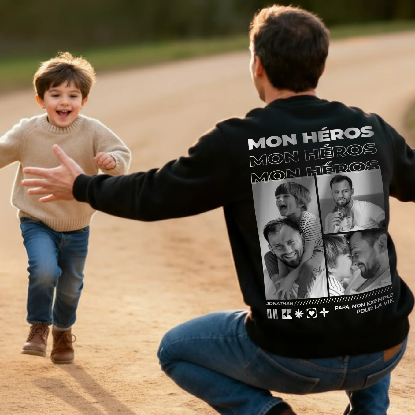 Pull personnalisé « Papa » avec photos - Image 21