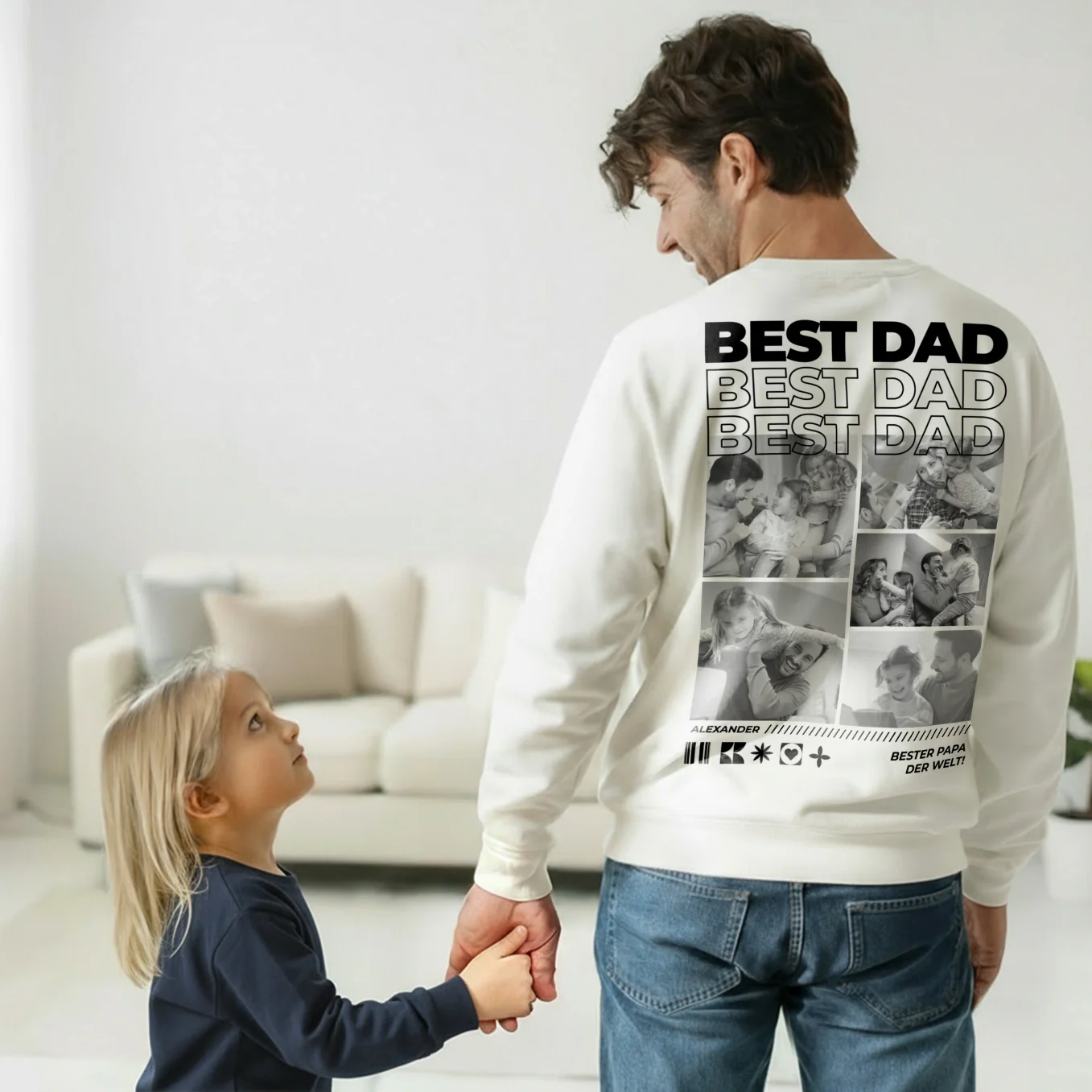 Pull personnalisé « Papa » avec photos - Image 9