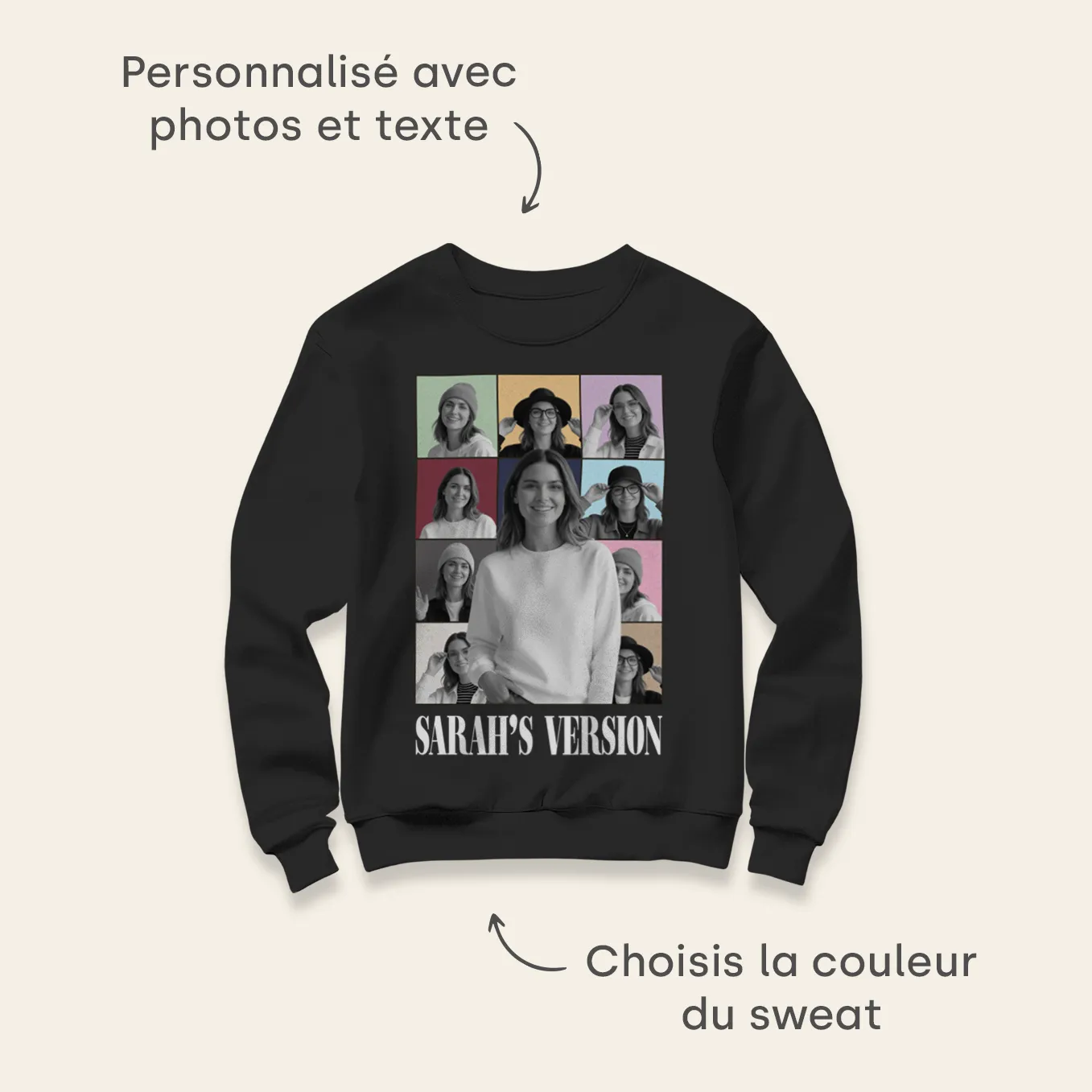Sweat personnalisé « Ta version » - Image 13