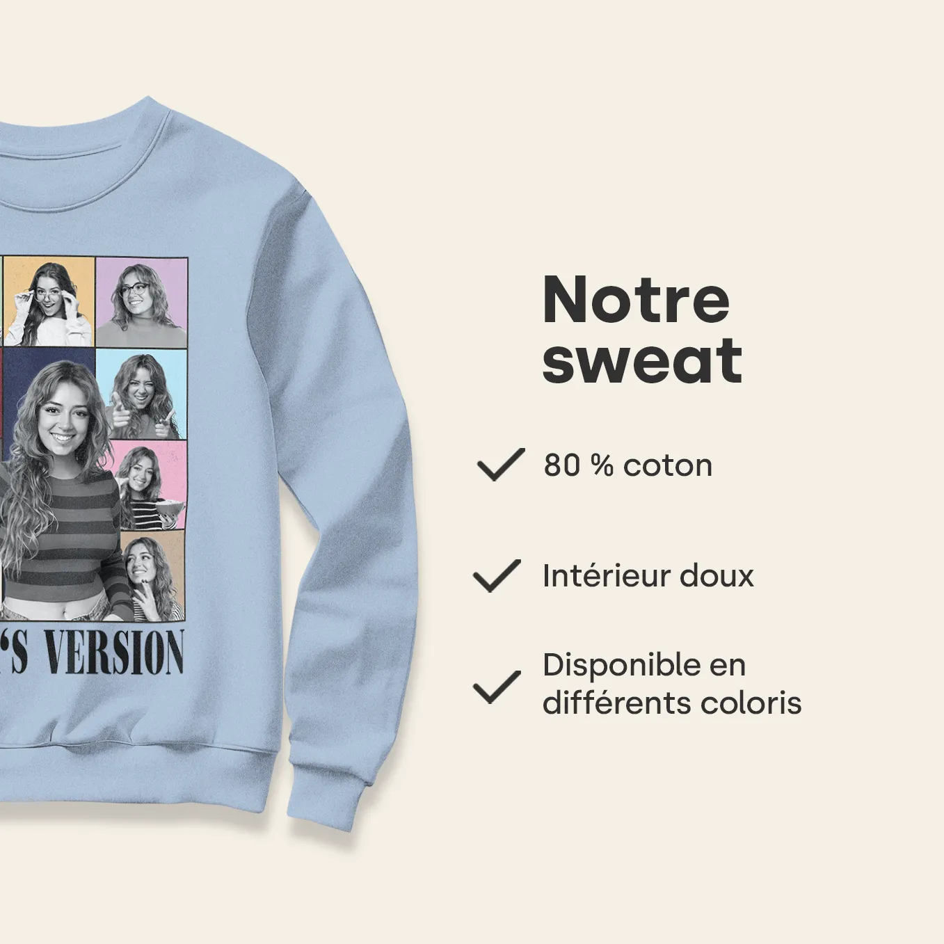 Sweat personnalisé « Ta version » - Image 18