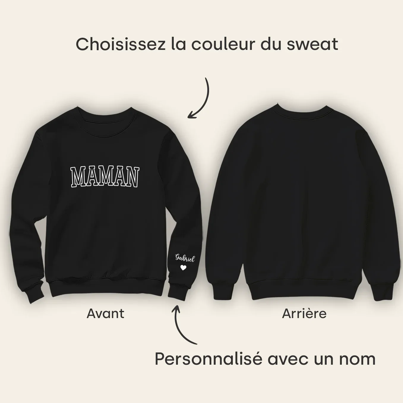 Sweat personnalisé "Maman & Enfants" - Image 10