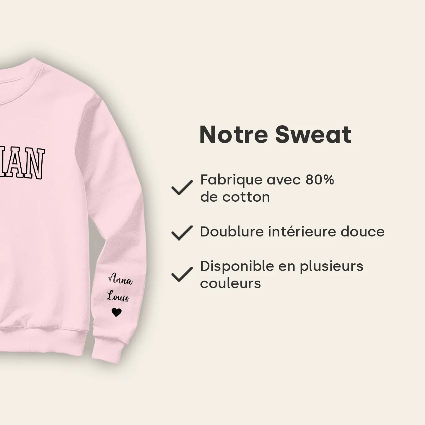 Sweat personnalisé "Maman & Enfants" - Image 13