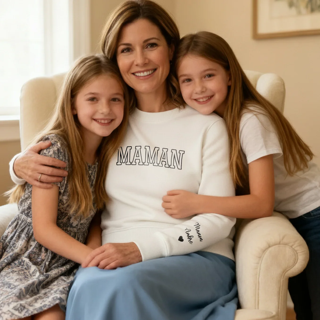 Sweat personnalisé "Maman & Enfants" - Image 3