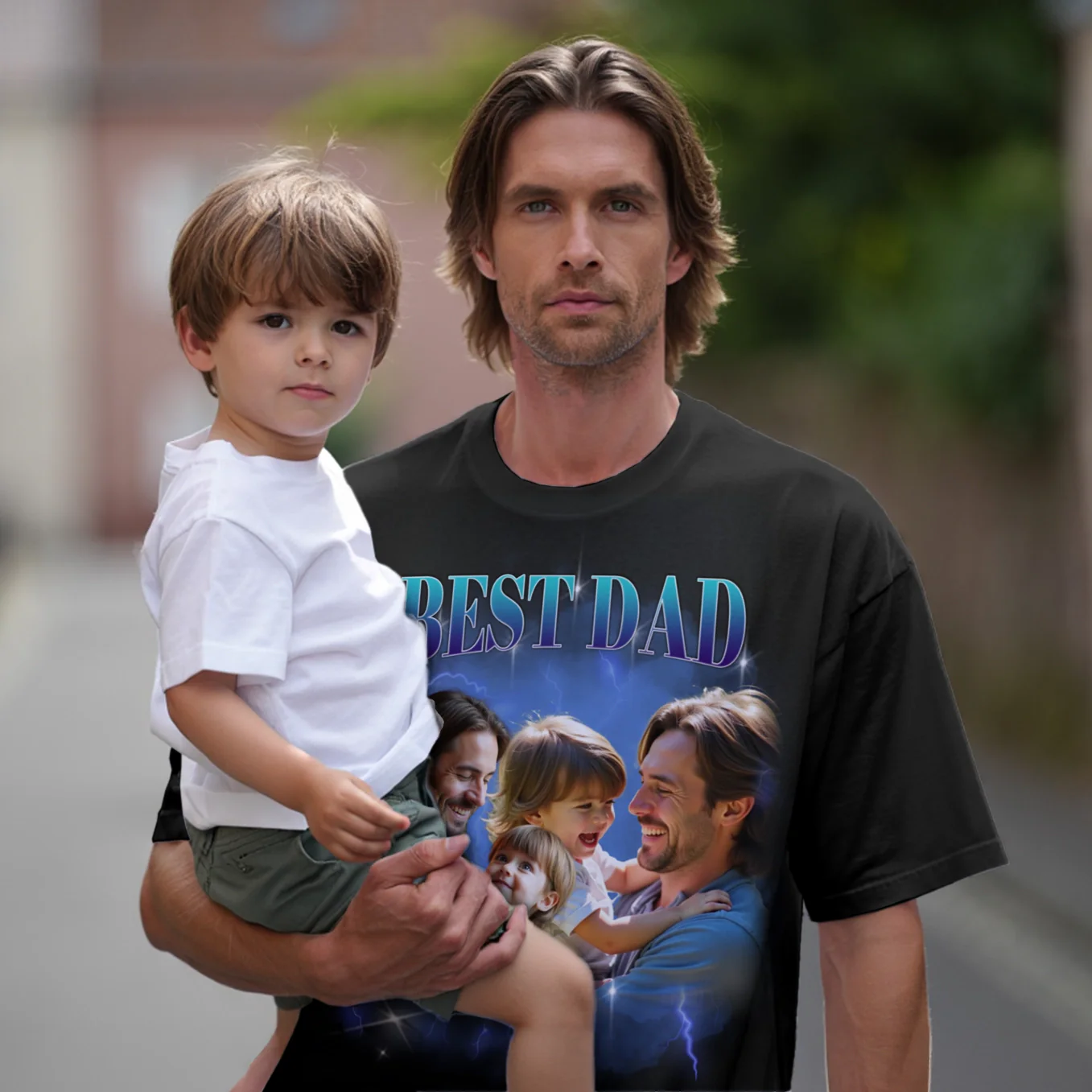 T-shirt personnalisé Bootleg vintage « PAPA » - Image 8