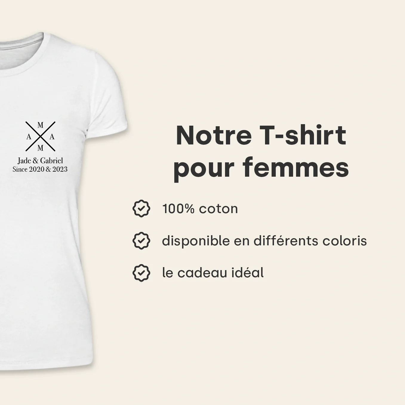 T-shirt personnalisé « Mama » - Image 12